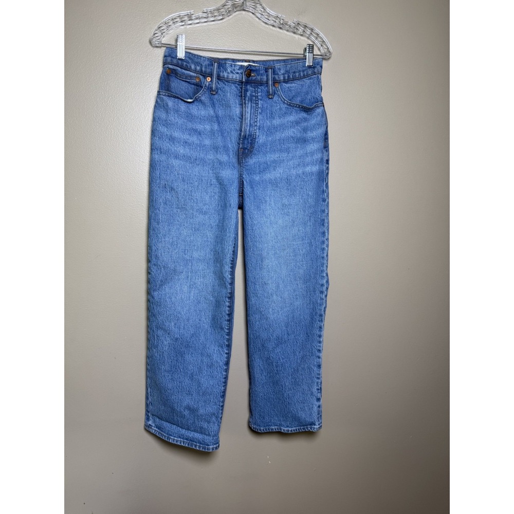 Women's Madewell Perfect Vintage Wide Leg Cropped Jeans Size 28 (US 6/8)